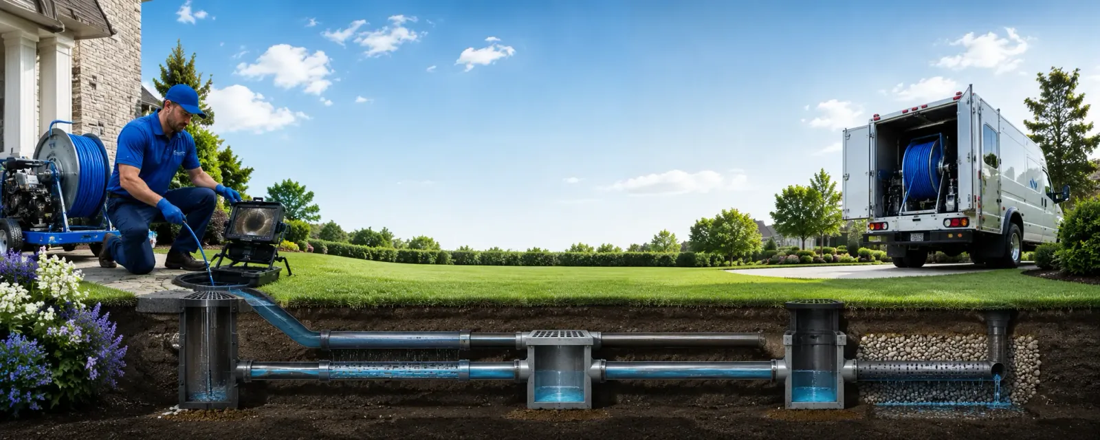Outdoor drain cleaning information for Jaffrey, NH